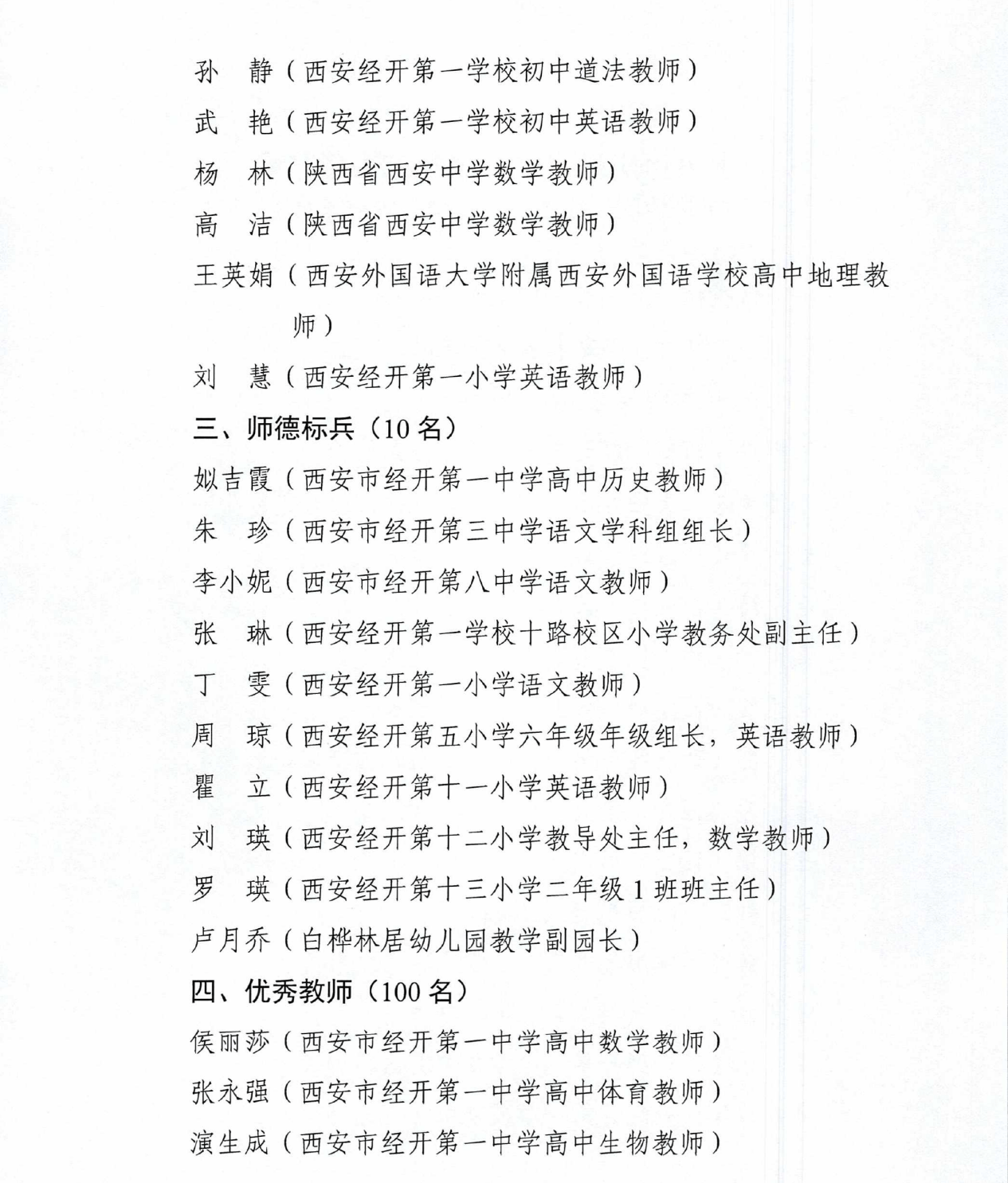 建设|最美的名字！经开区280名教育工作者和10个集体获表彰！