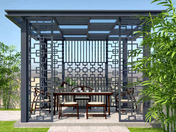 原创还在使用传统的凉亭?美观耐用的新中式庭院凉亭来了