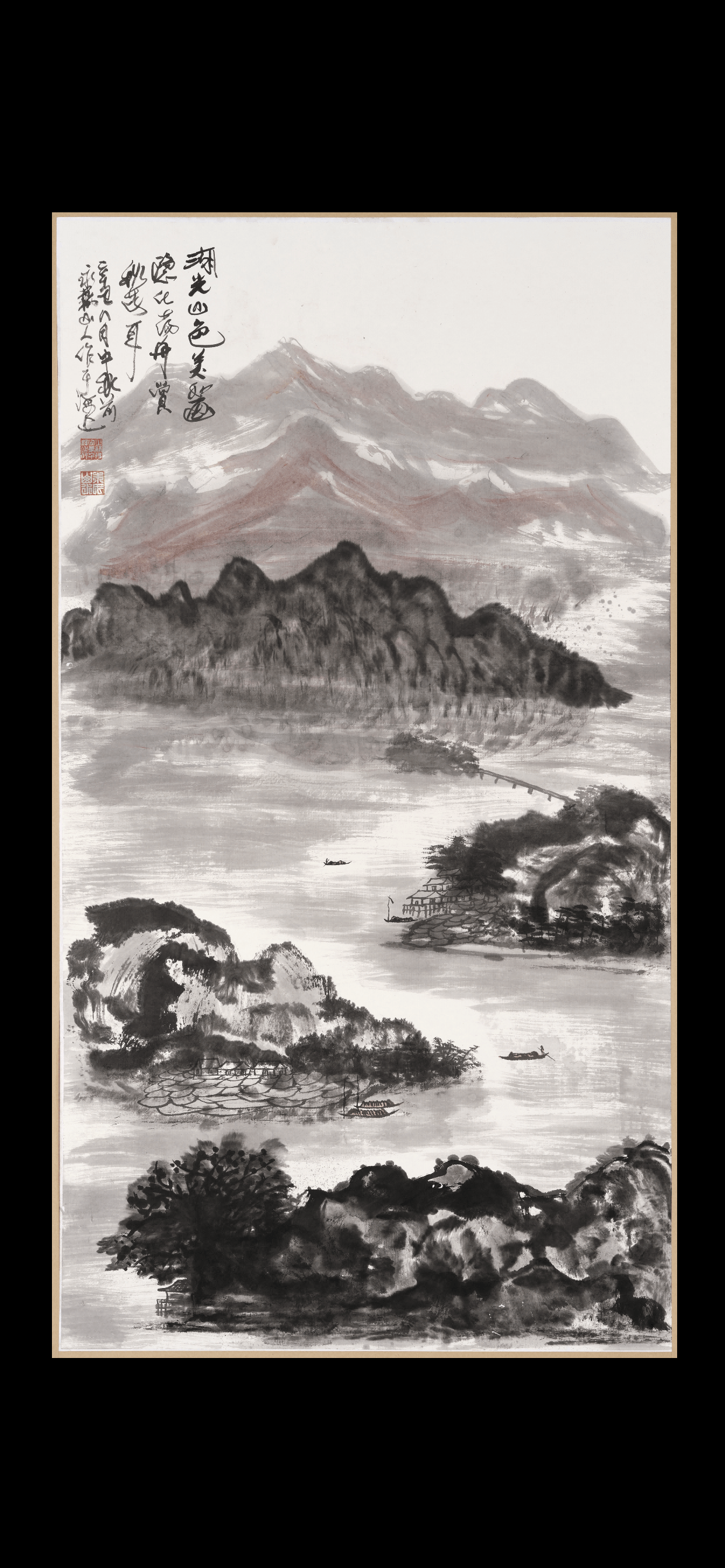 国画大家,指墨画艺术大师朱祖国和国画大家,指墨画艺术大师崔如琢作品