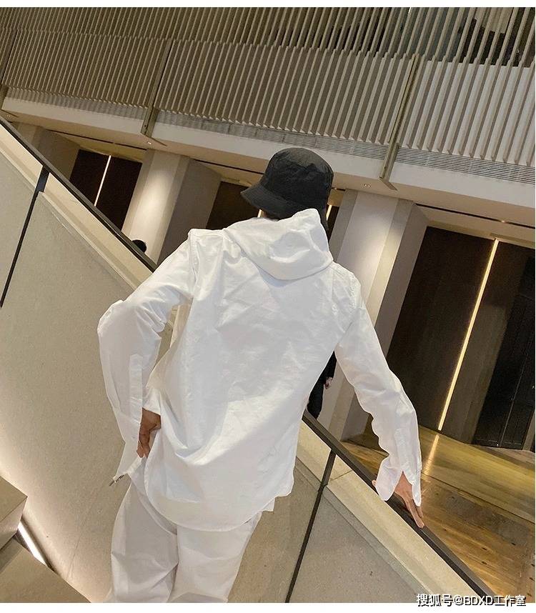 外套 THOM BROWNE TB连帽衬衫外套