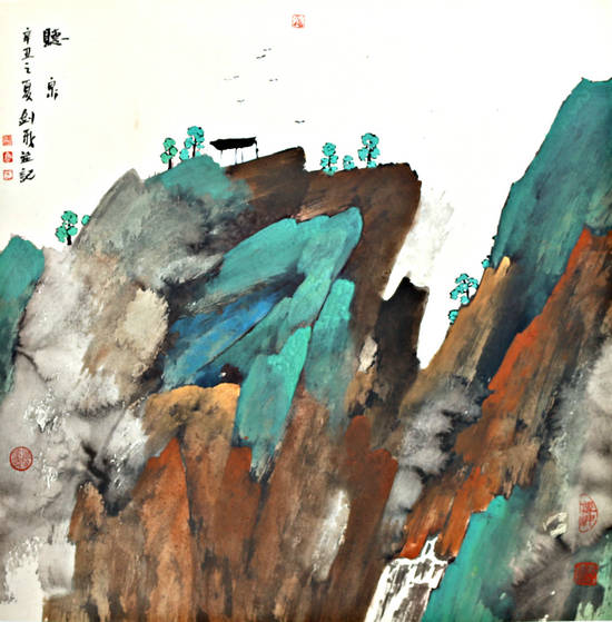 中国写意重彩山水画创始人武剑飞艺术成就展将在世纪来美术馆隆重举行