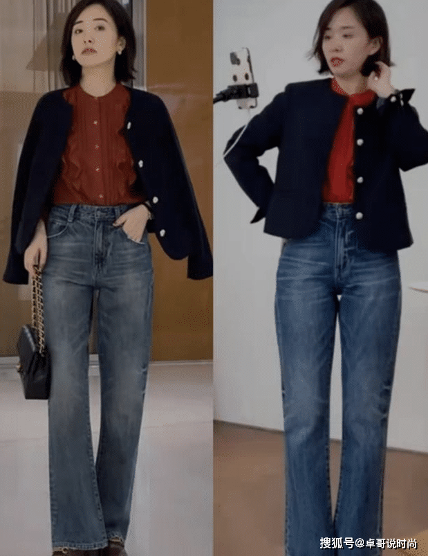显高 这两种单品，是中年女人穿搭的佳选，显高又时尚