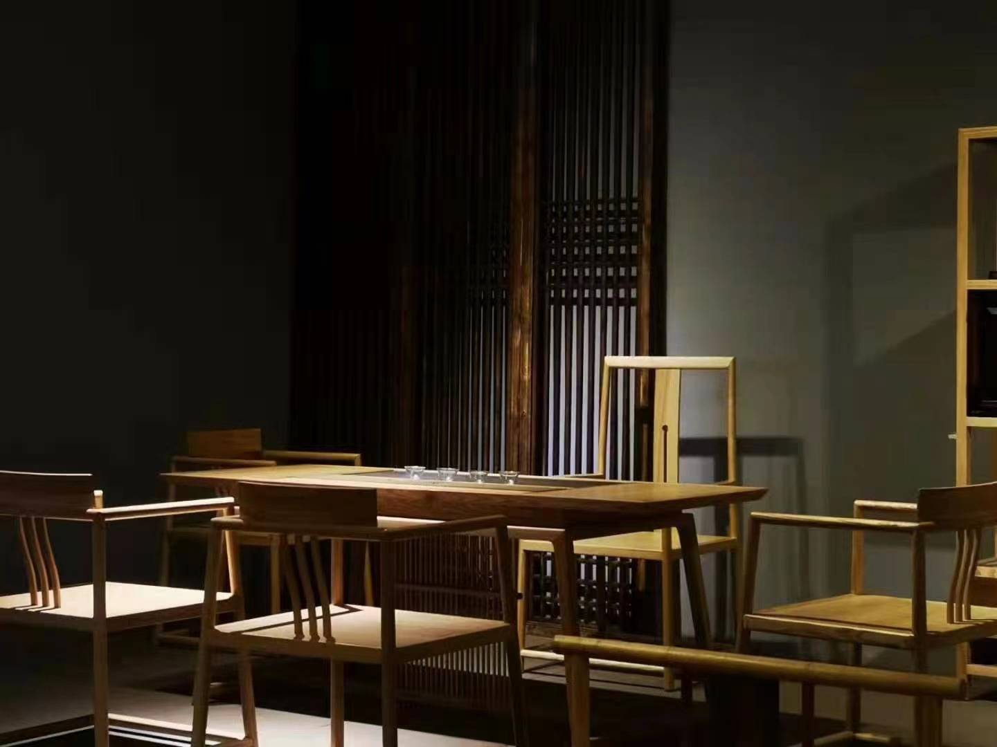 茶室茶空间 细雨润禅心