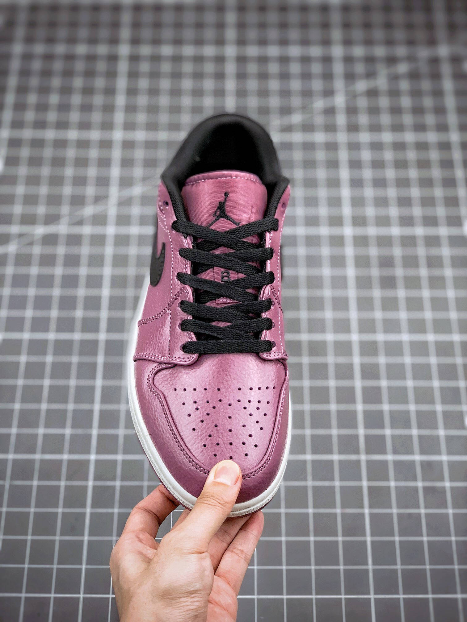 Low 乔丹 Air Jordan 1 Low Magenta 黑紫小波尔多低帮篮球鞋