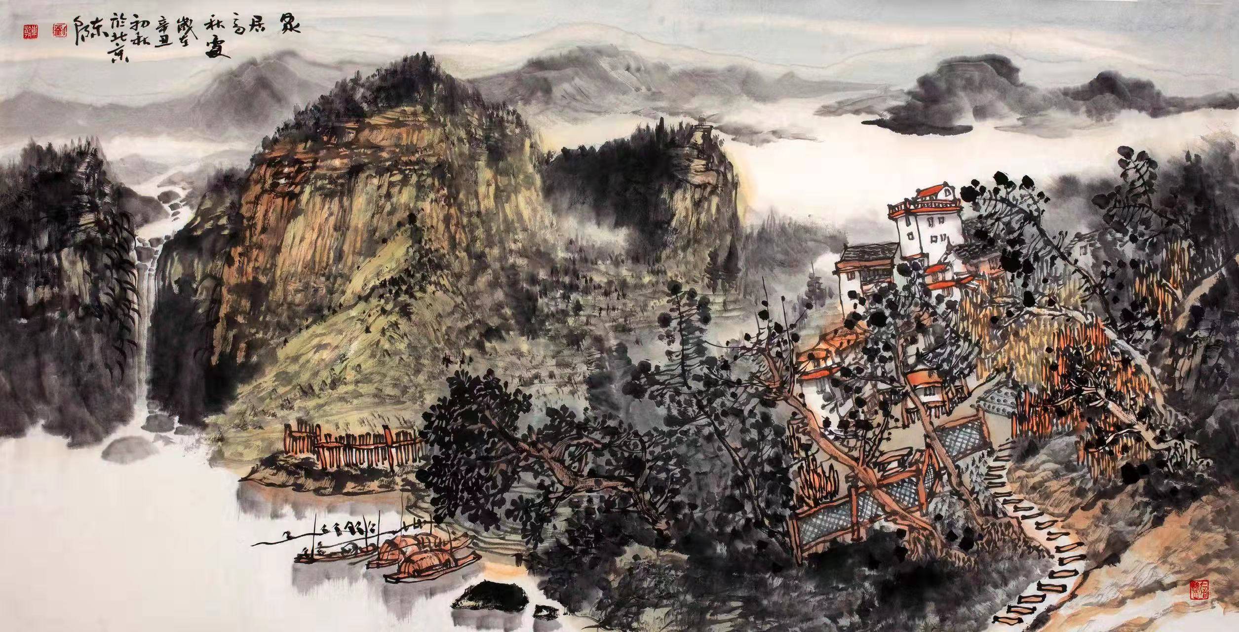 作品欣赏:程振国2020年12月9日于宽得堂认识青年画家刘东朝是在中国