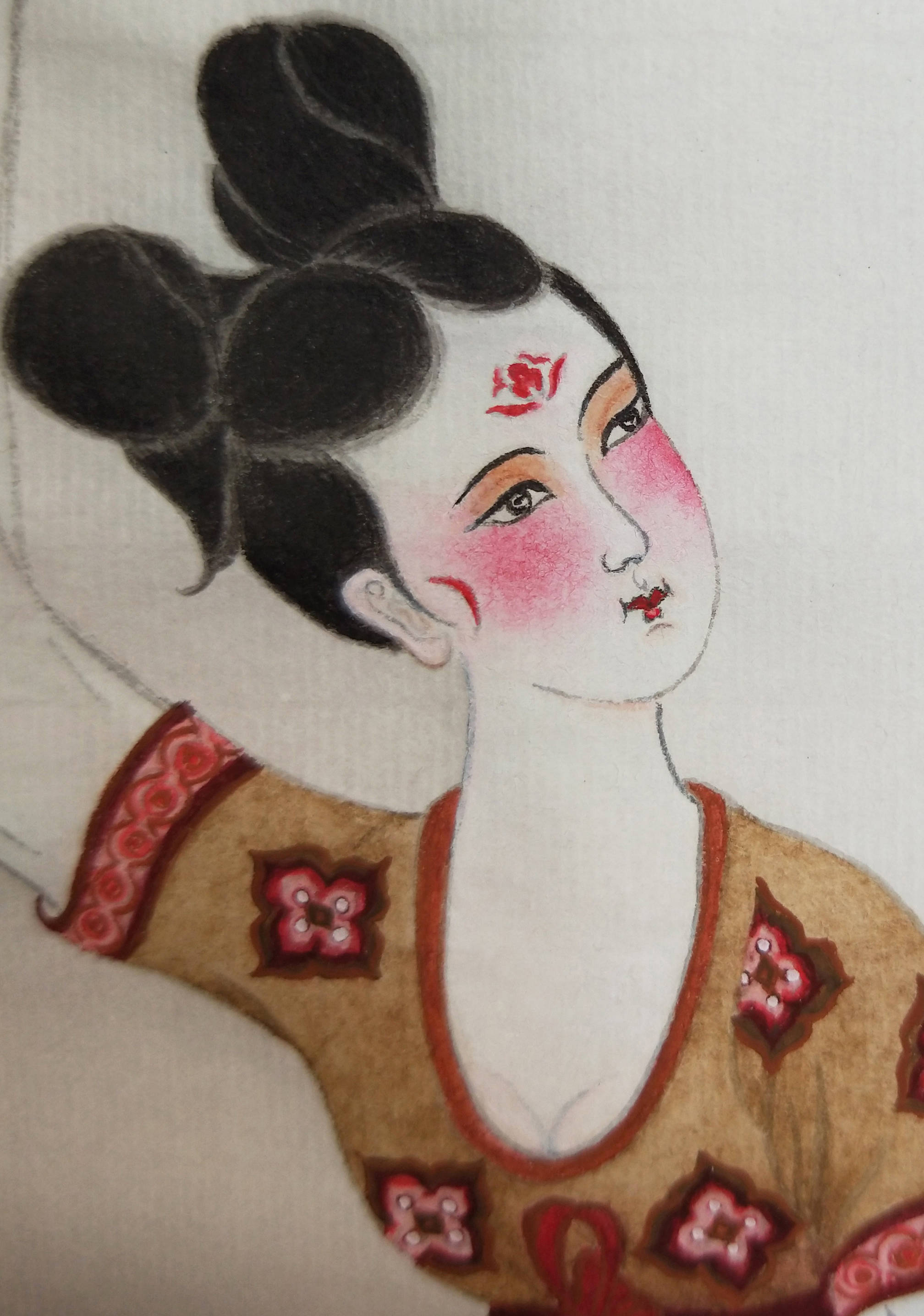 唐代软舞绿腰舞者形象