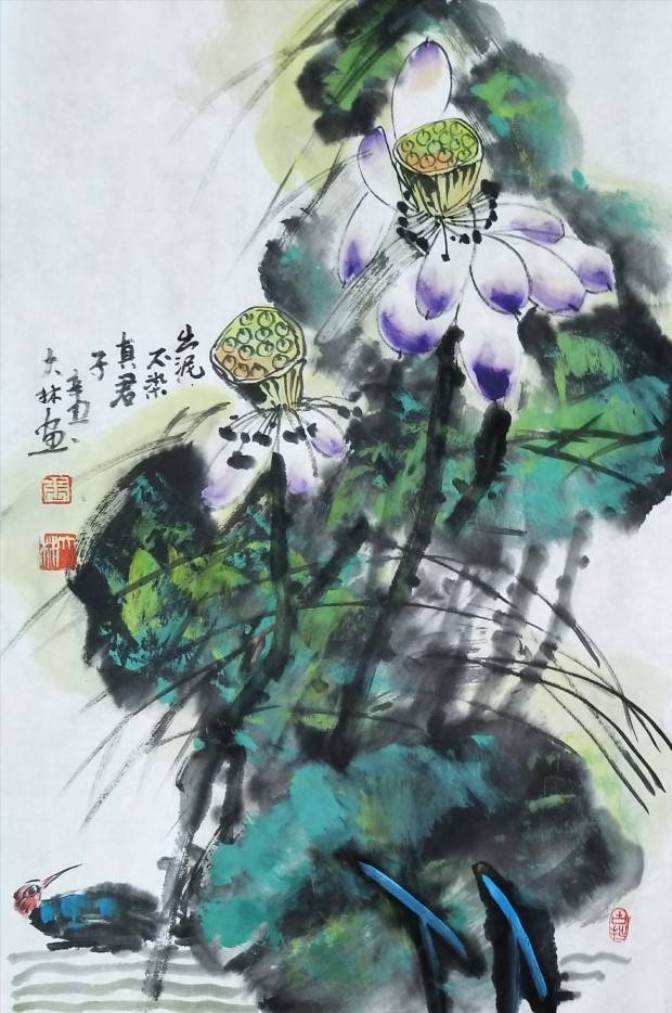 著名艺术家张大林作品欣赏