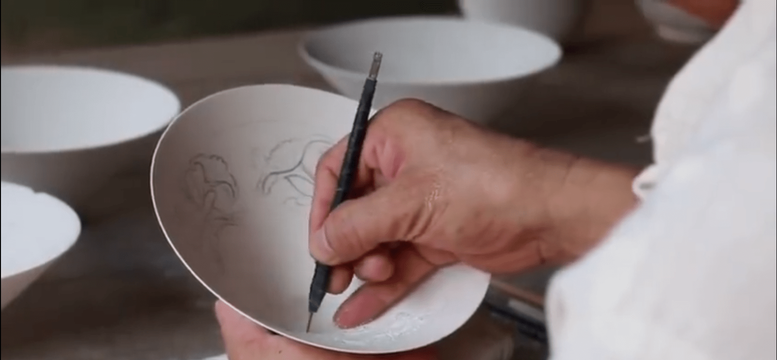 古陶瓷七十二道工序之三十九刻花