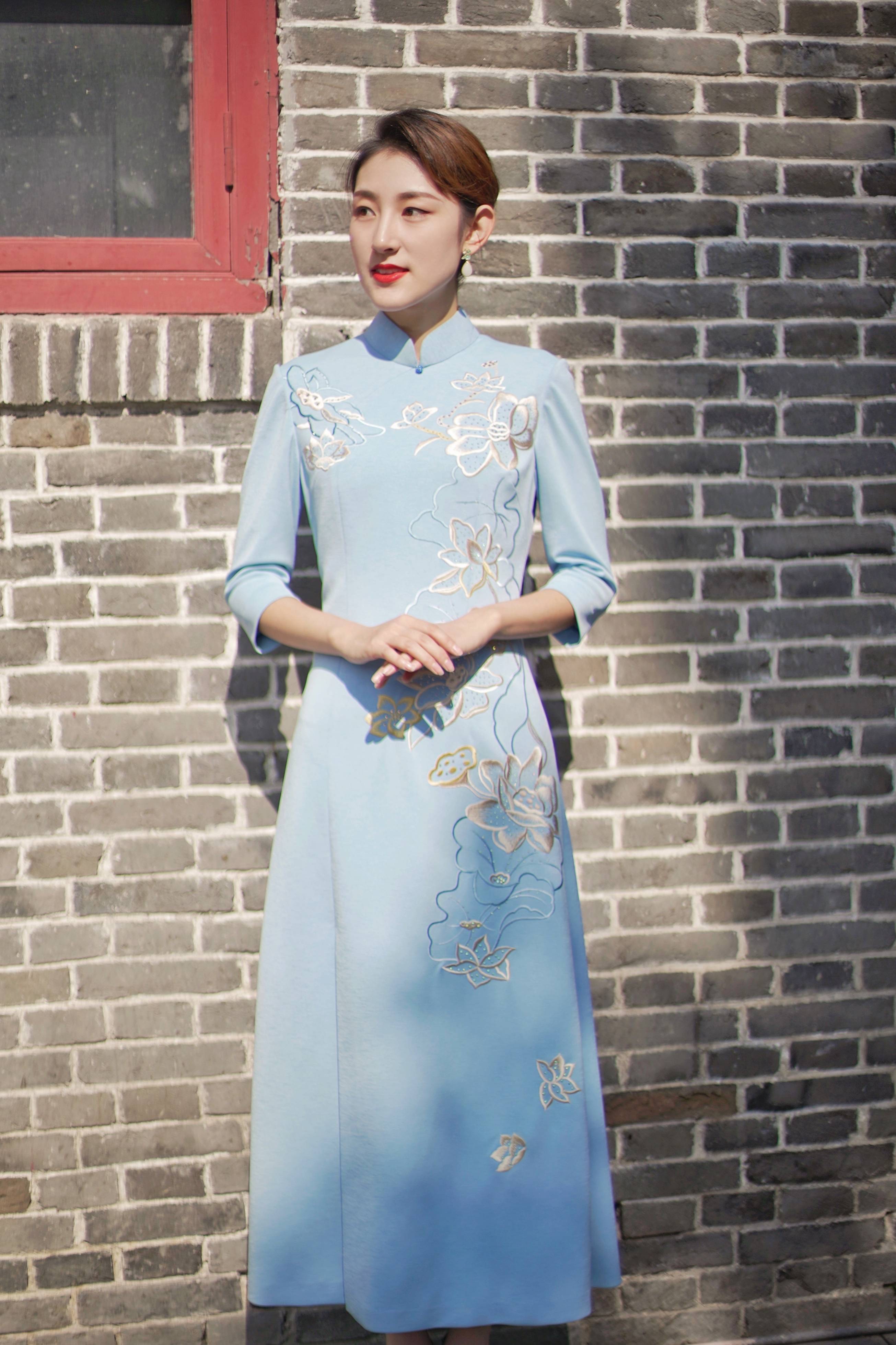象征 旗袍|静守一份淡泊的心