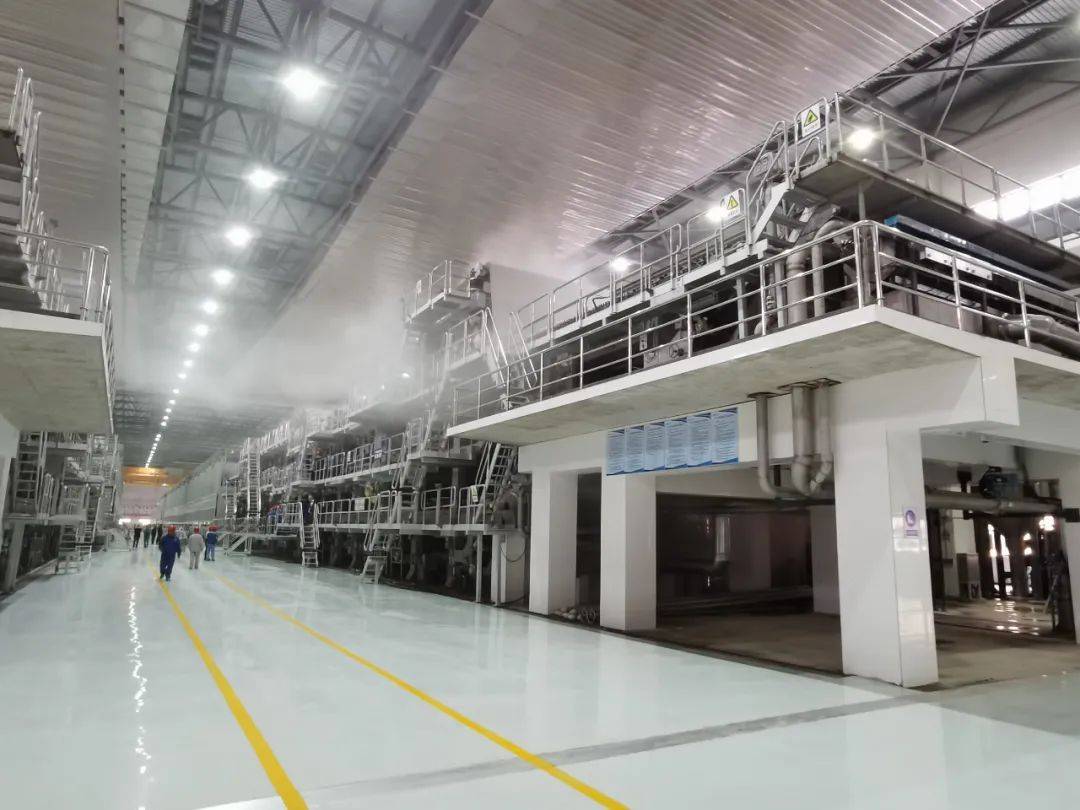 祝贺江苏金田纸业一期工程开机上卷