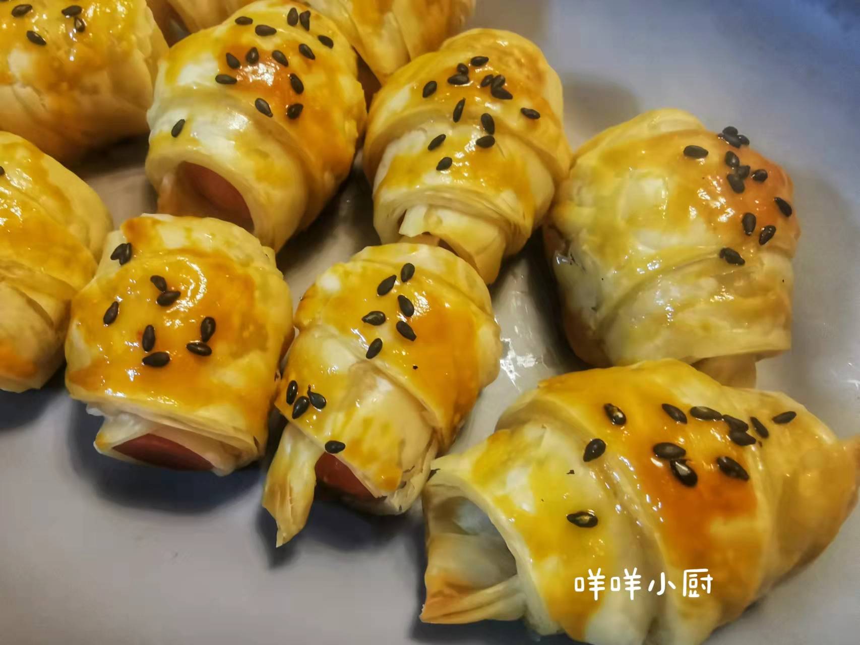 面的|无需揉面的迷你可颂,酥脆鲜香,看过的都会做了,喜欢的看过来