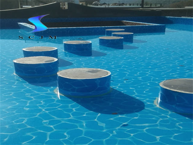 pvc泳池防水胶膜整套裁剪安装施工后期冬季保养全过程详细了解