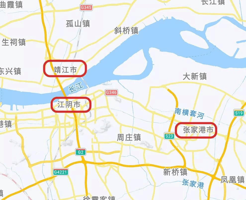 靖江地图高清版大地图图片