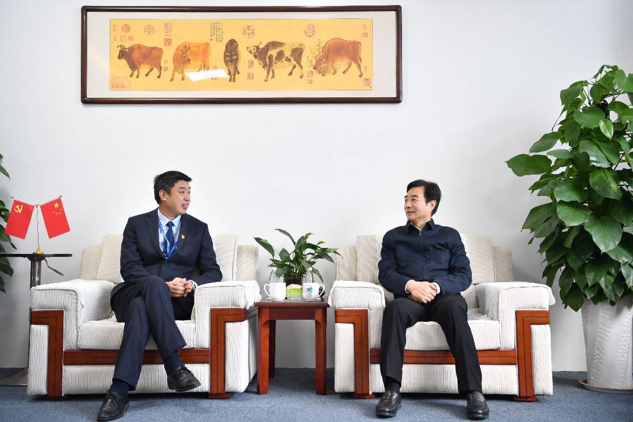 淮安市退役军人事务局局长陈继业到京蟾生物调研