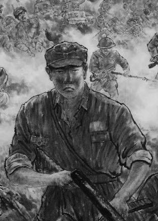 以国画《淞沪会战》纪念淞沪会战84周年(创作组图)