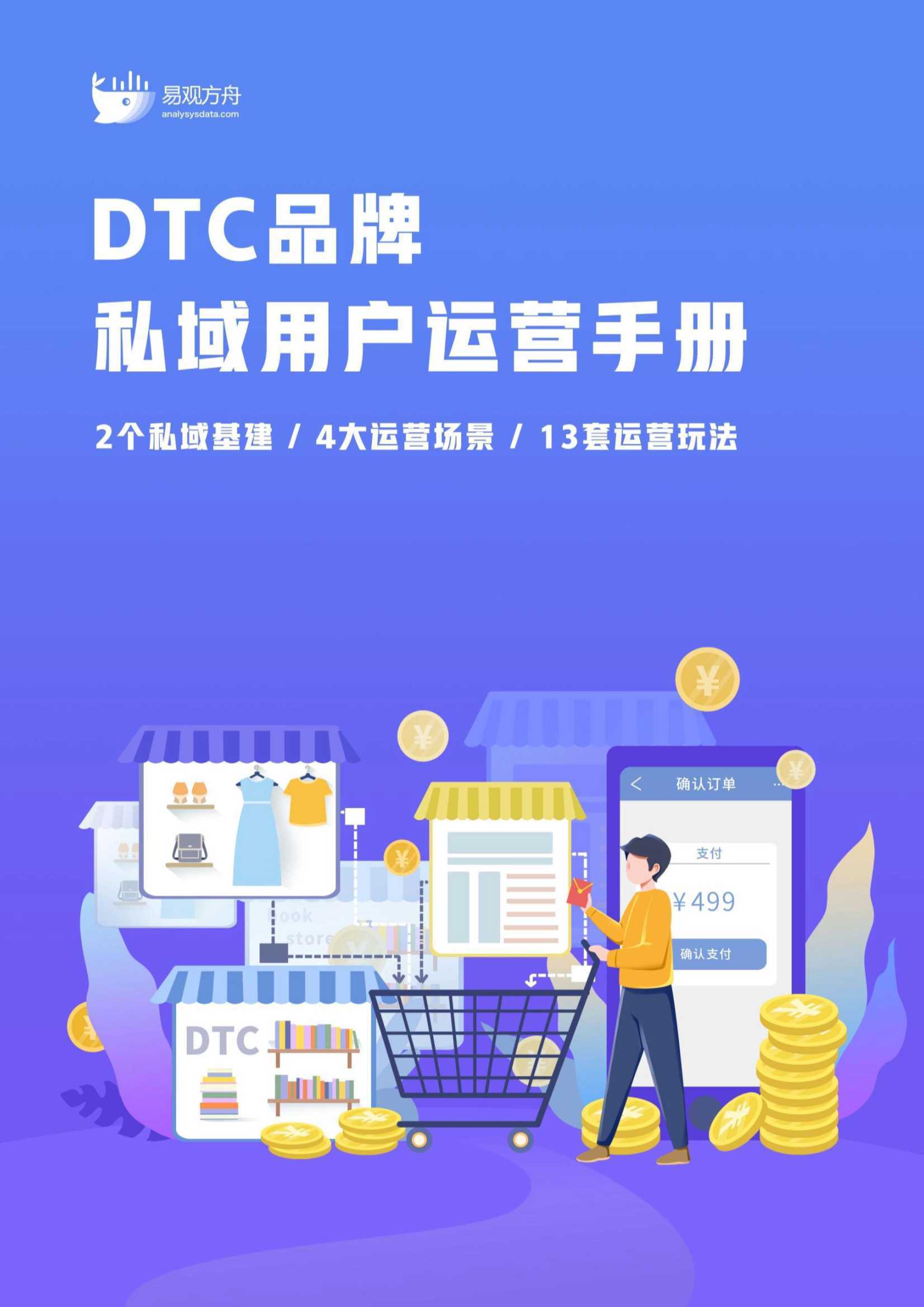 DTC品牌私域用户运营手册：2个私域基建、4大运营场景、13套运营玩法