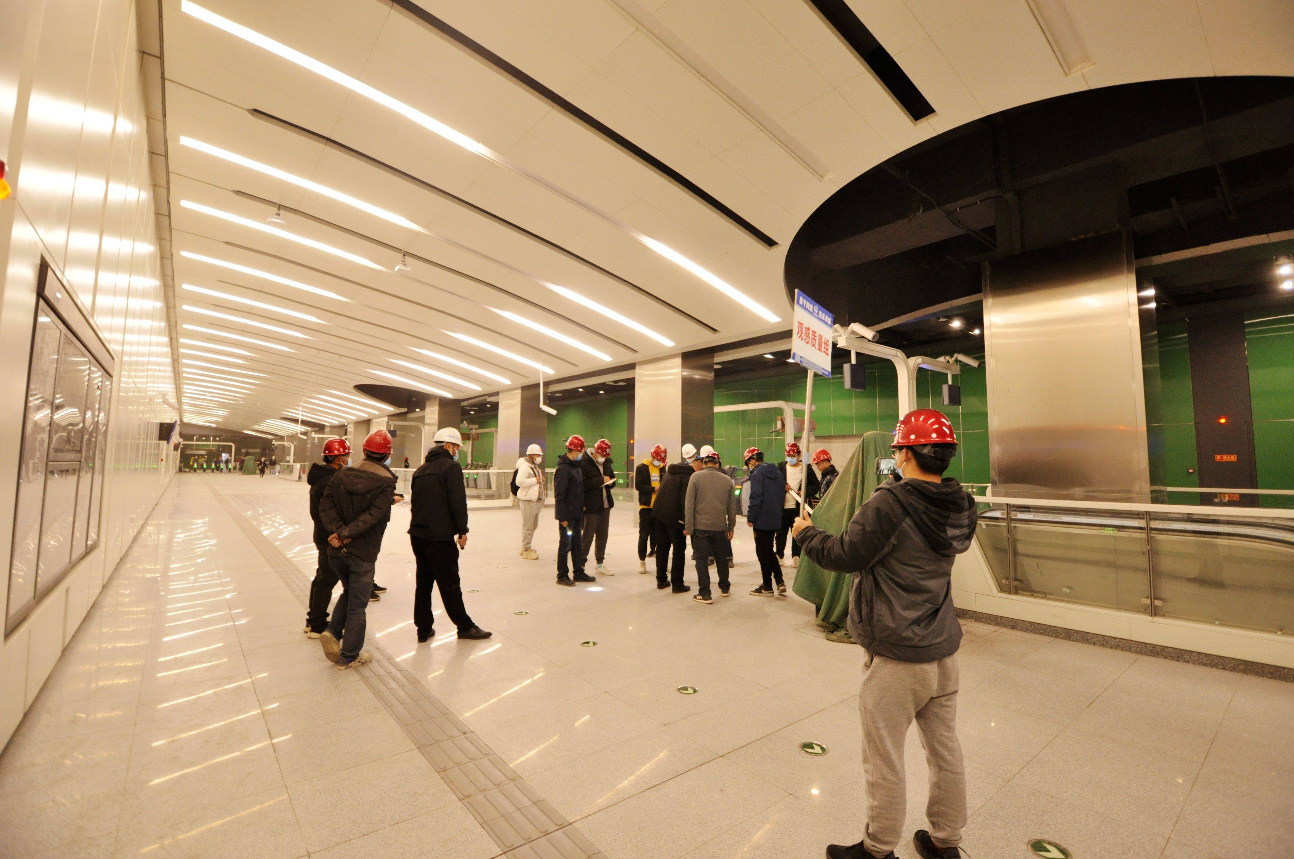 中铁五局北京地铁17号线北神树站顺利通过单位工程验收