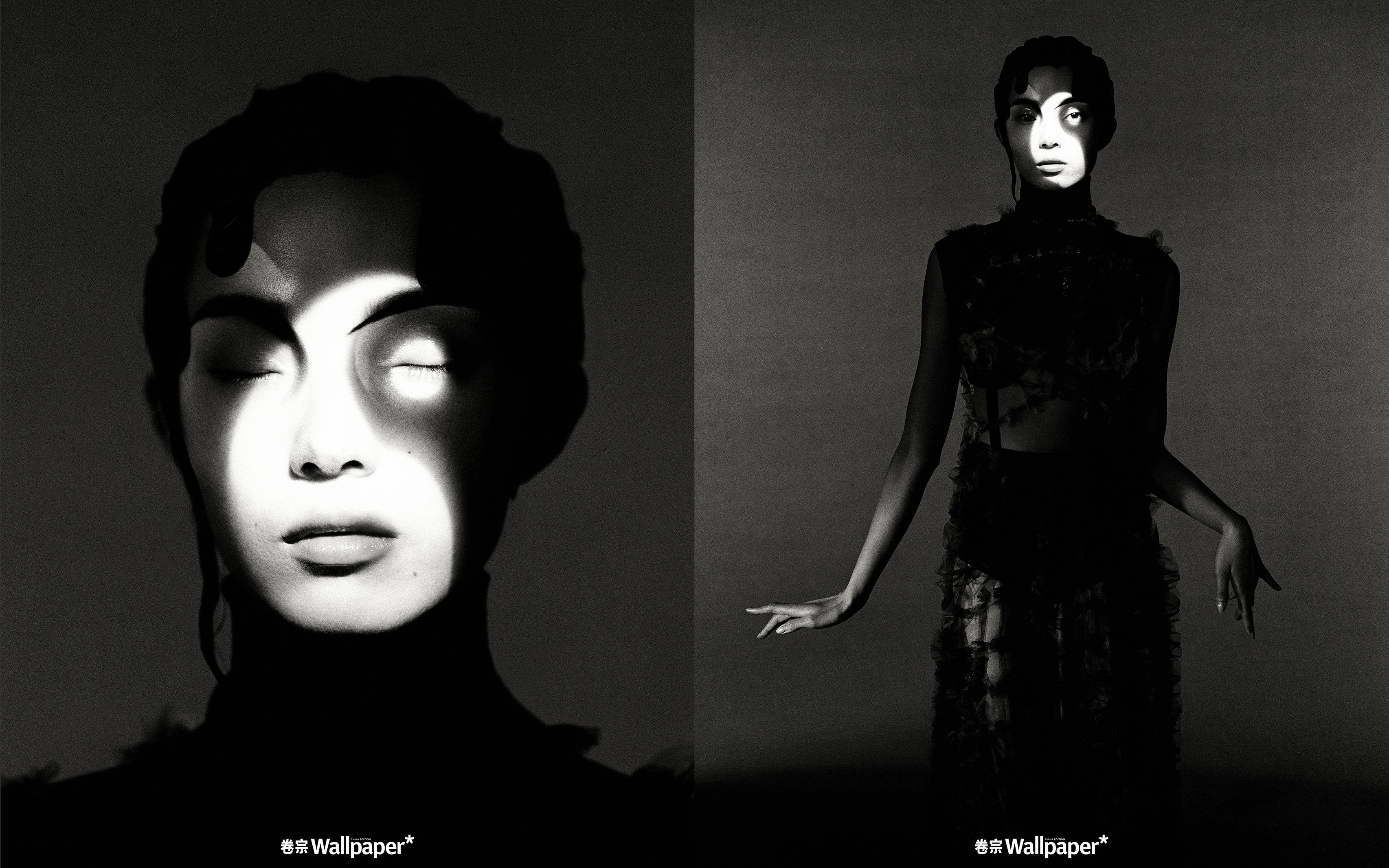 雎晓雯卷宗四周年封面黑白太极四象展东方韵味