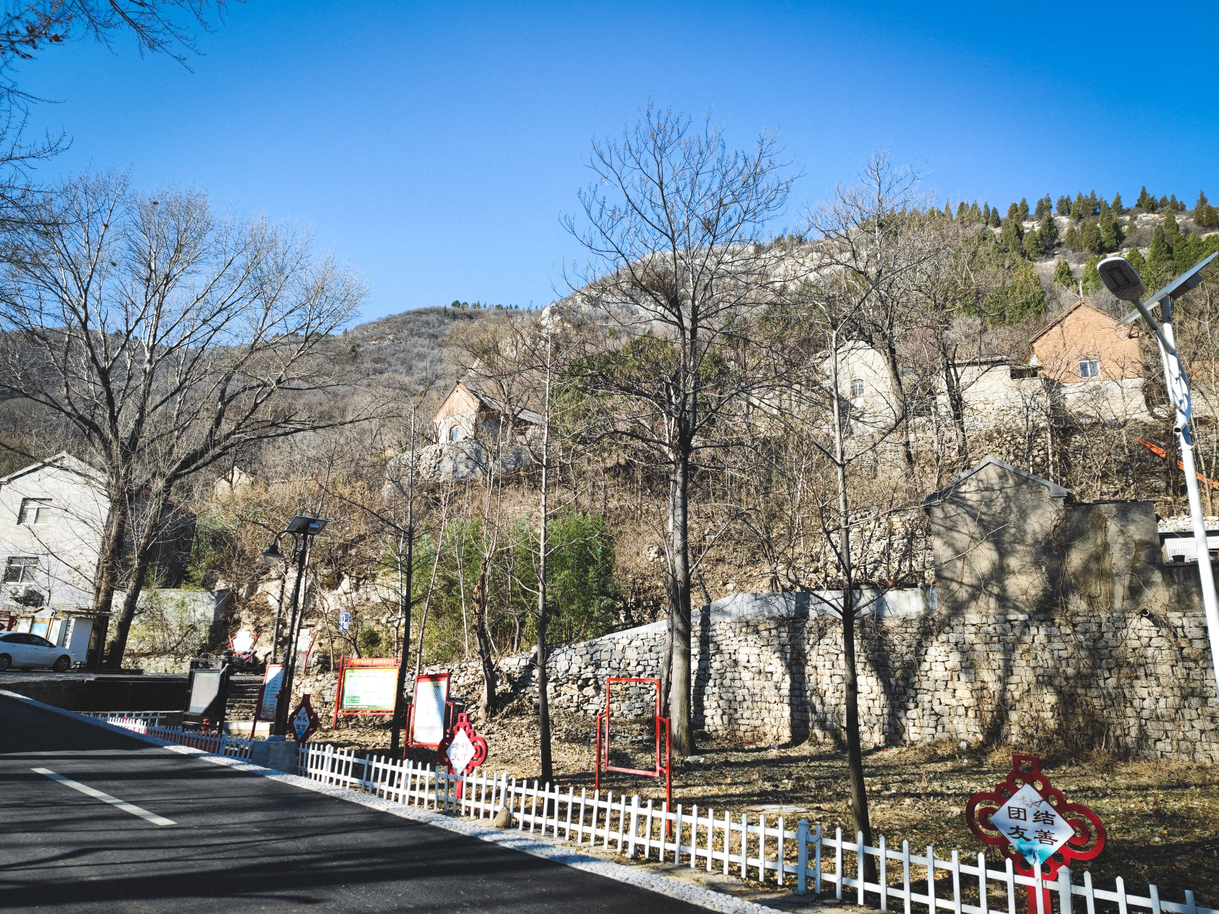 淄川龙湾峪村图片