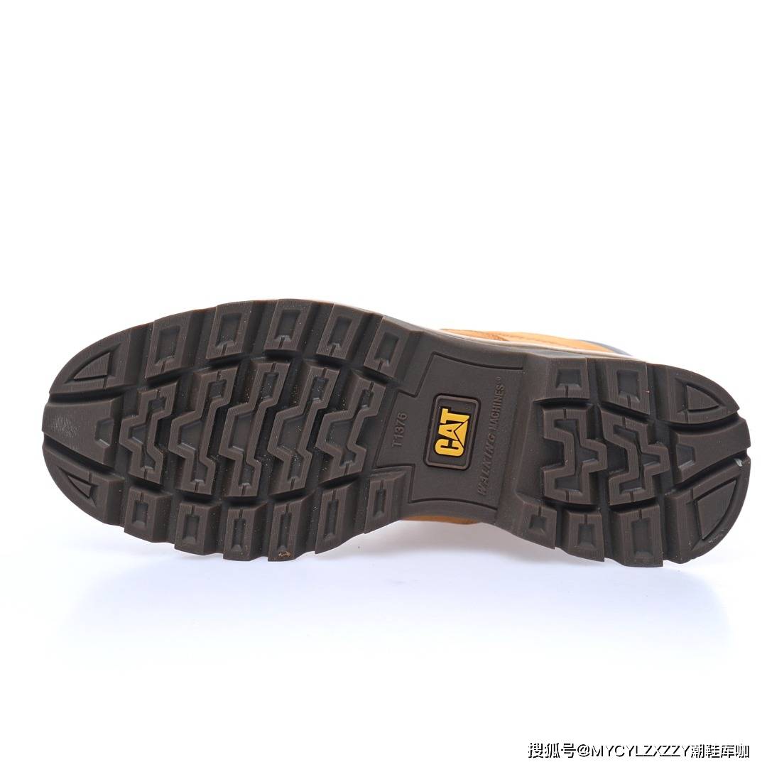 推土机 卡特CAT Miel Raz Mid 秋冬中帮牛皮系带马丁靴英伦工装户外休闲百搭鞋P720228