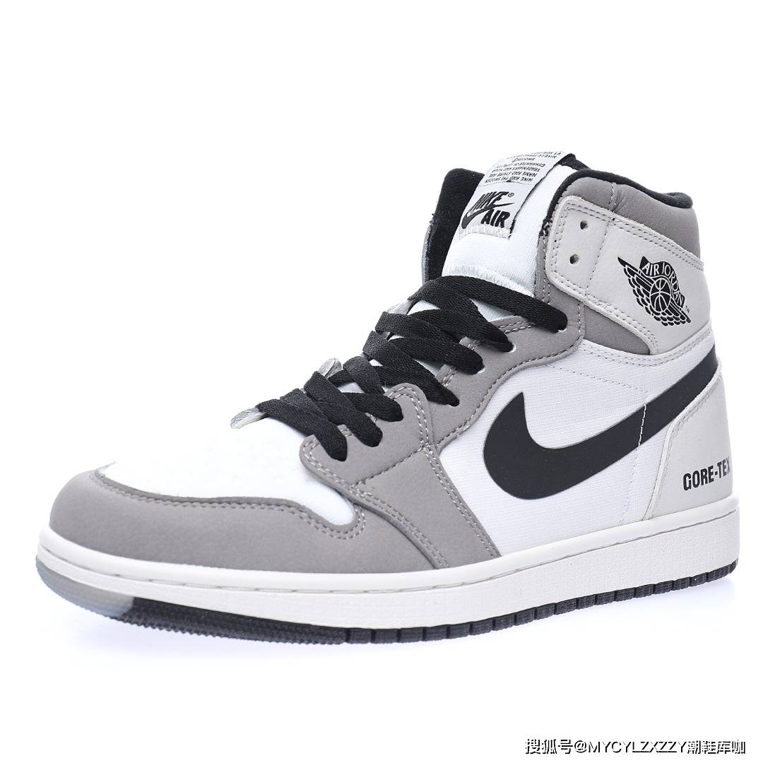 防水 耐克Nike Air Jordan 1 Retro High AJ乔丹1代高帮白灰紫防水3M反光DB2889-100