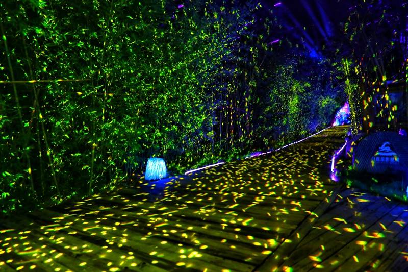 白鹿原影视城《夜谭白鹿原》,揭开今冬夜游新体验,美景已就位!_光之旅