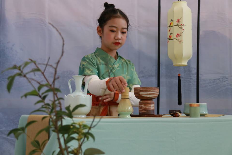 广西第七届中小学生艺术展演|桂林七星茶童大放艺彩_茶艺_中国_传承