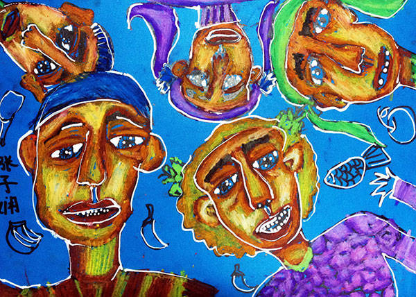 创意儿童画赏析分享生活中的点滴快乐