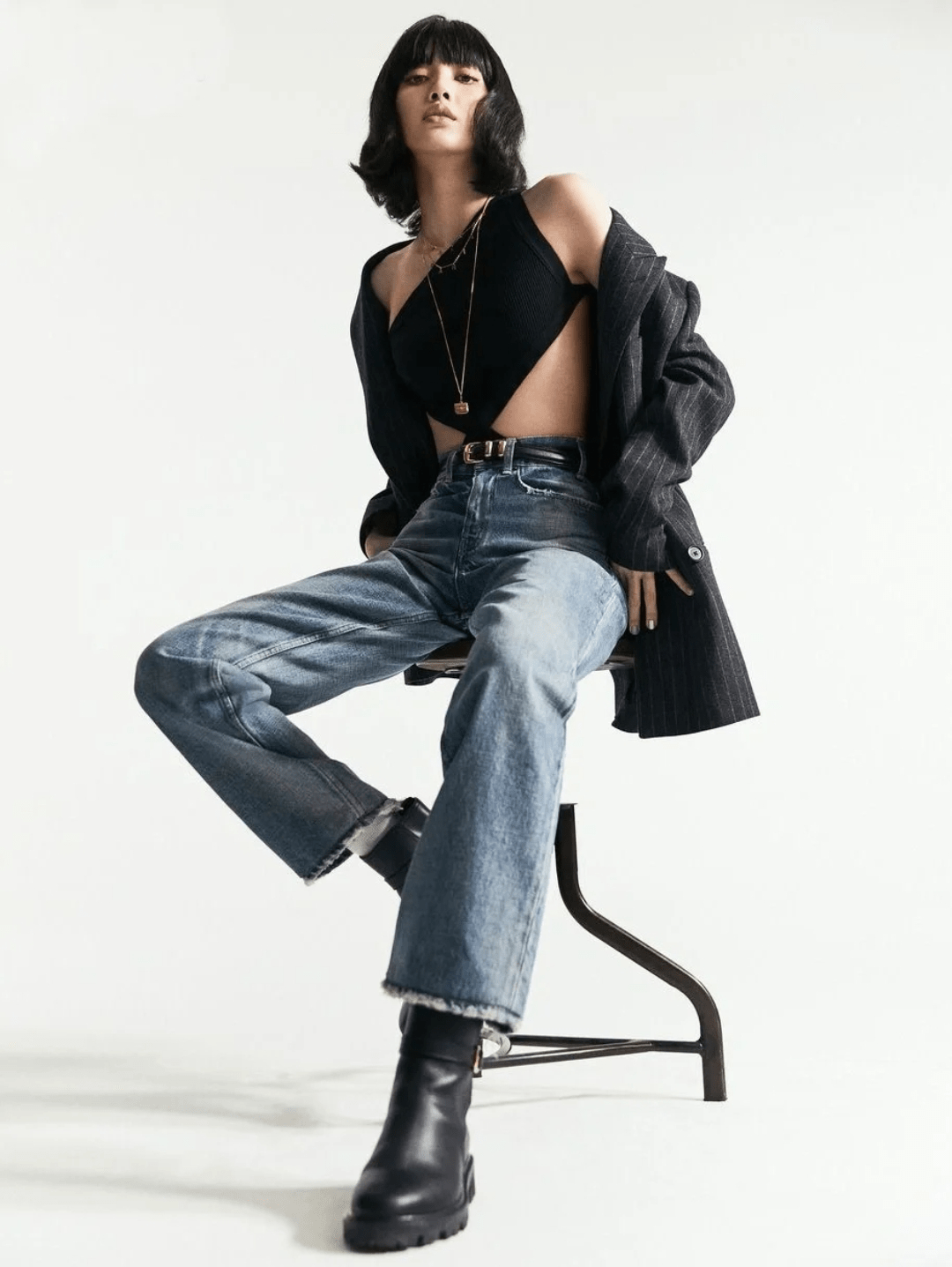 人间芭比甜酷泰妹blackpinklisa冬季穿搭盘点