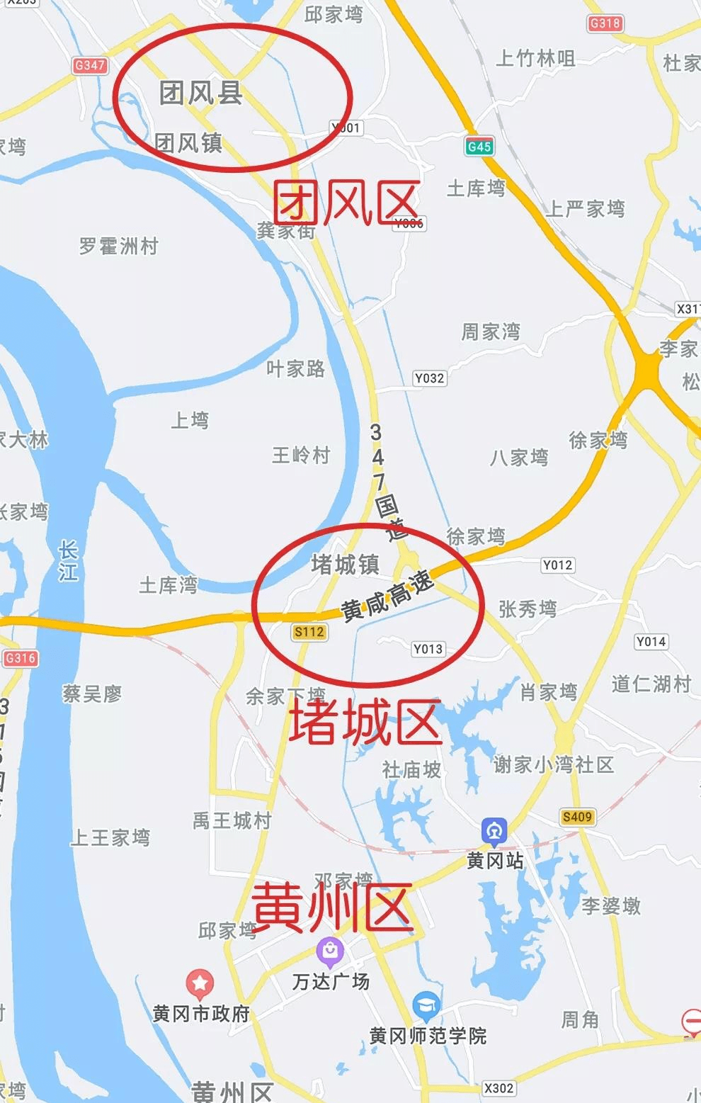 黄州区行政区划图片