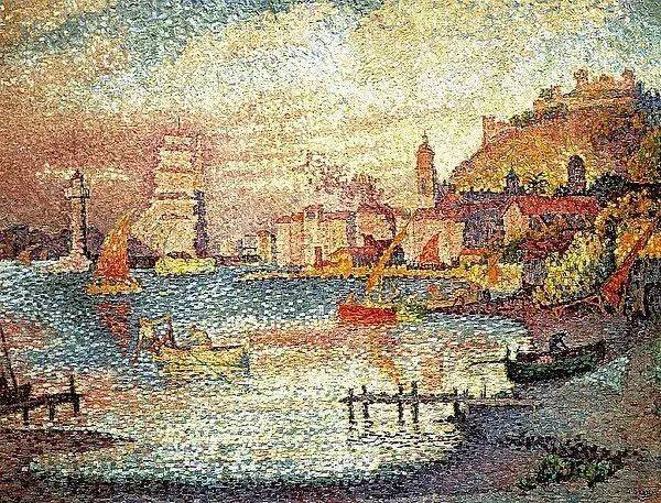 法国新印象派画家保罗·西涅克绘画作品欣赏_Paul_Signac_风景画