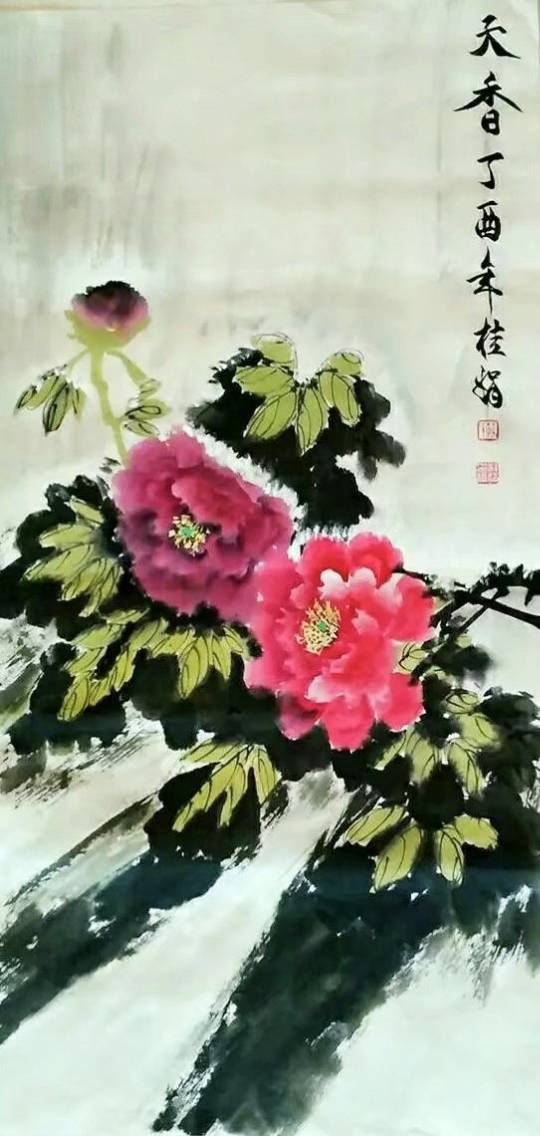 江苏|诠释色彩的无限魔力——赏画家孙桂娟的写意牡丹