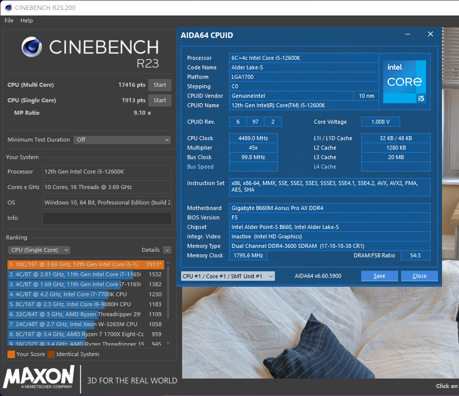 pin|技嘉雪雕B660M AORUS PRO AX DDR4开箱测试，搭配带K十二代酷睿也无压力！