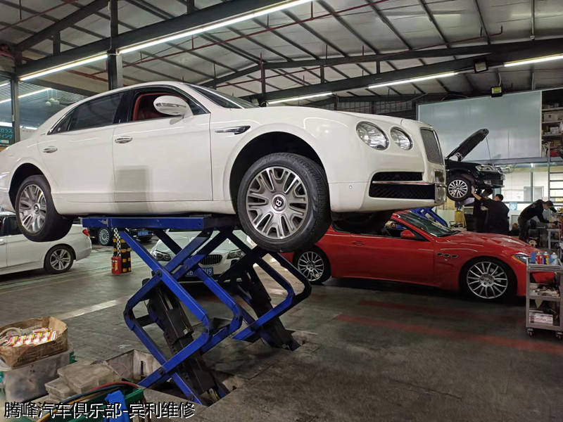 宾利维修宾利飞驰行驶抖动检查维修