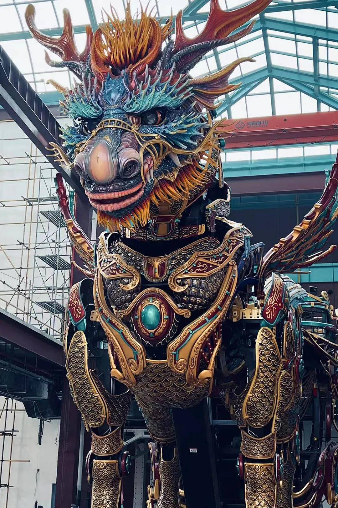 文旅融合焕新机侠义襄阳神武麒麟奇幻谷机械巨兽引热议丨博涛文化