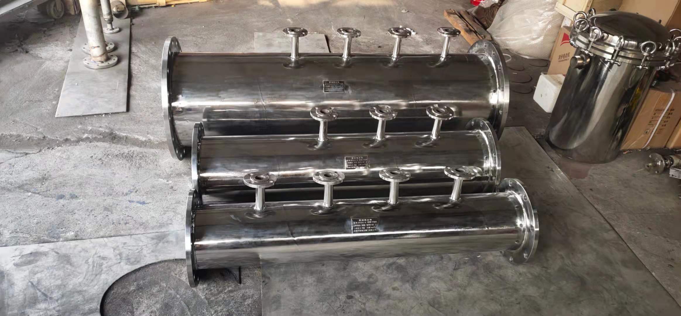 冲渣水dn500管道混合器结构详述