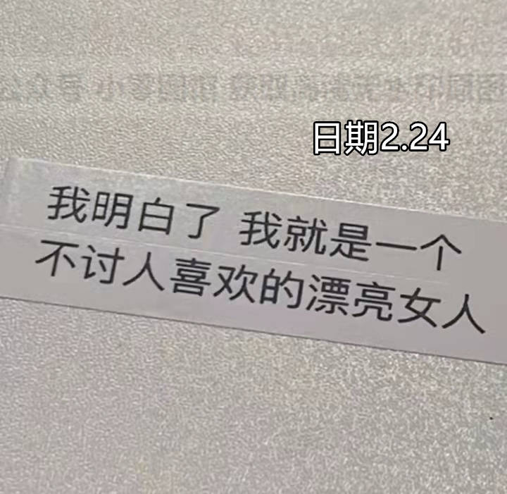 背景图我明白了我就是一个不讨人喜欢的漂亮女人