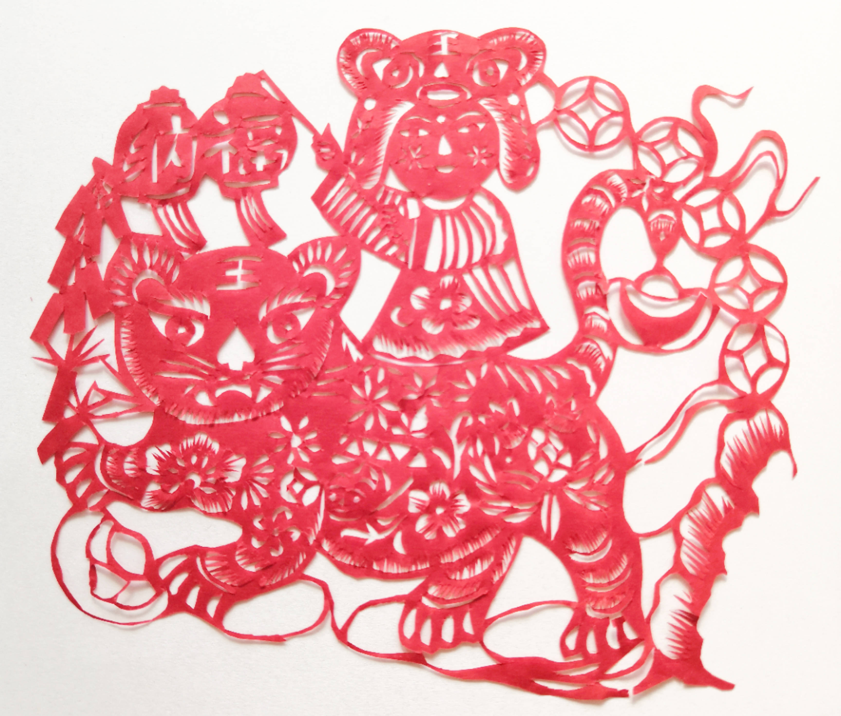 人民艺术家郭海珍剪纸作品欣赏