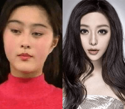 (范冰冰瘦身先后对比照)(伊能静瘦身前后对比照)我是莱莱,今天带你