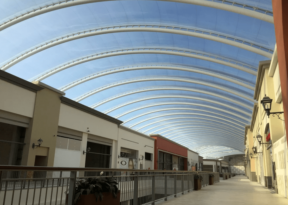 etfe膜结构丨etfe膜结构透明屋顶让天空触手可及