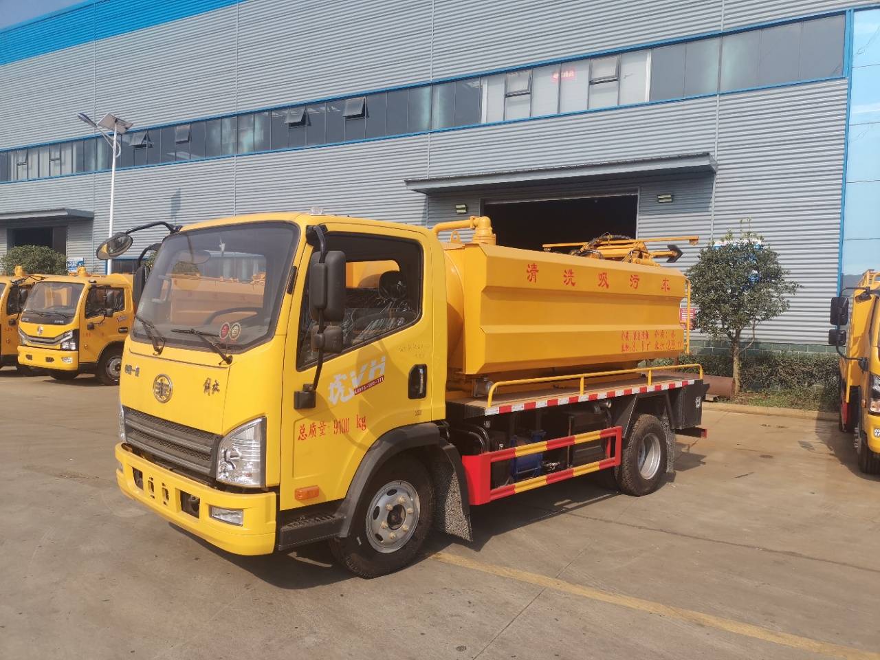解放虎v国六7方43清洗吸污车