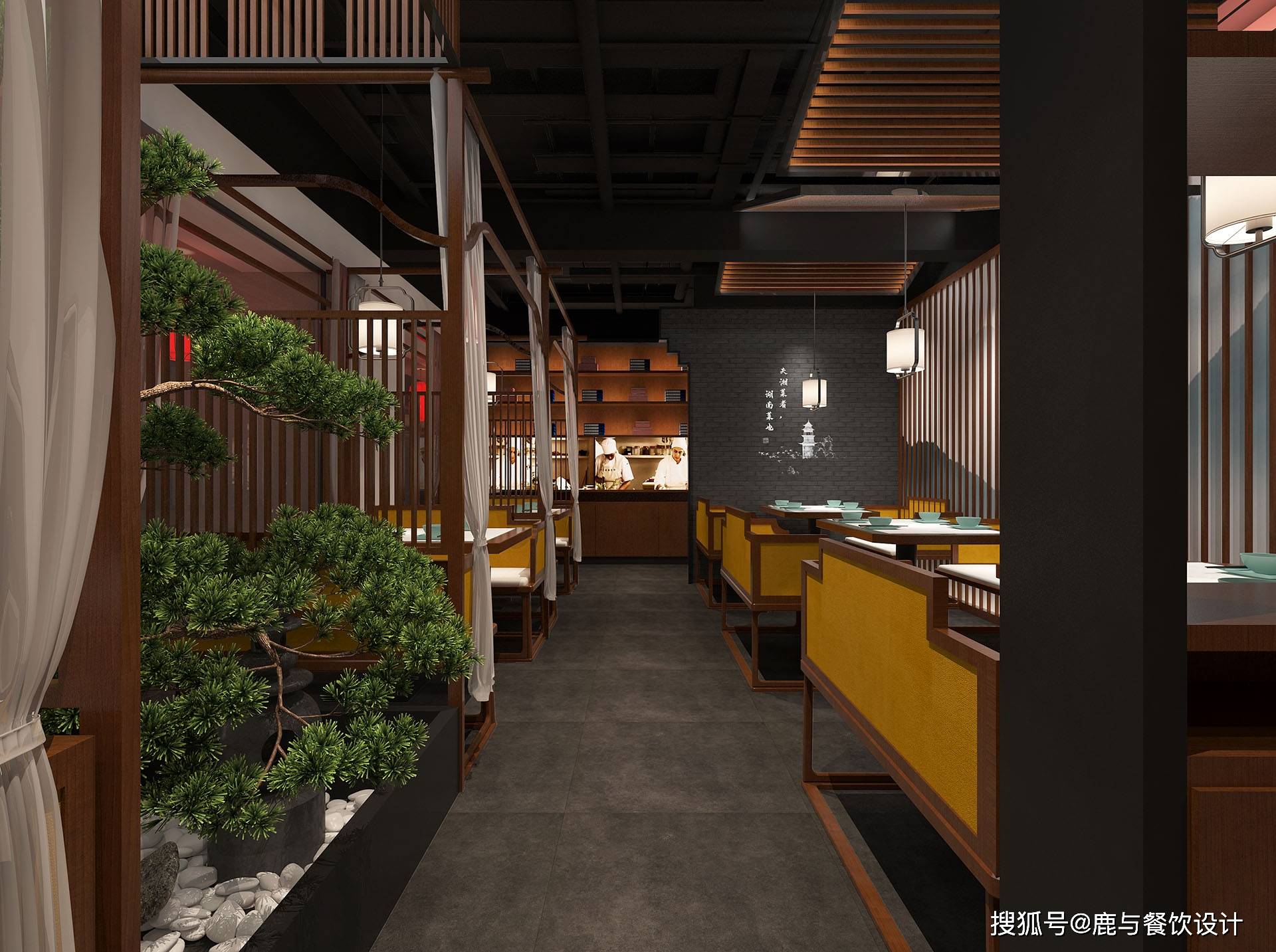 啖丁鱼馆餐厅饭店设计项目案例图片展示-鹿与设计-搜狐大视野-搜狐新闻