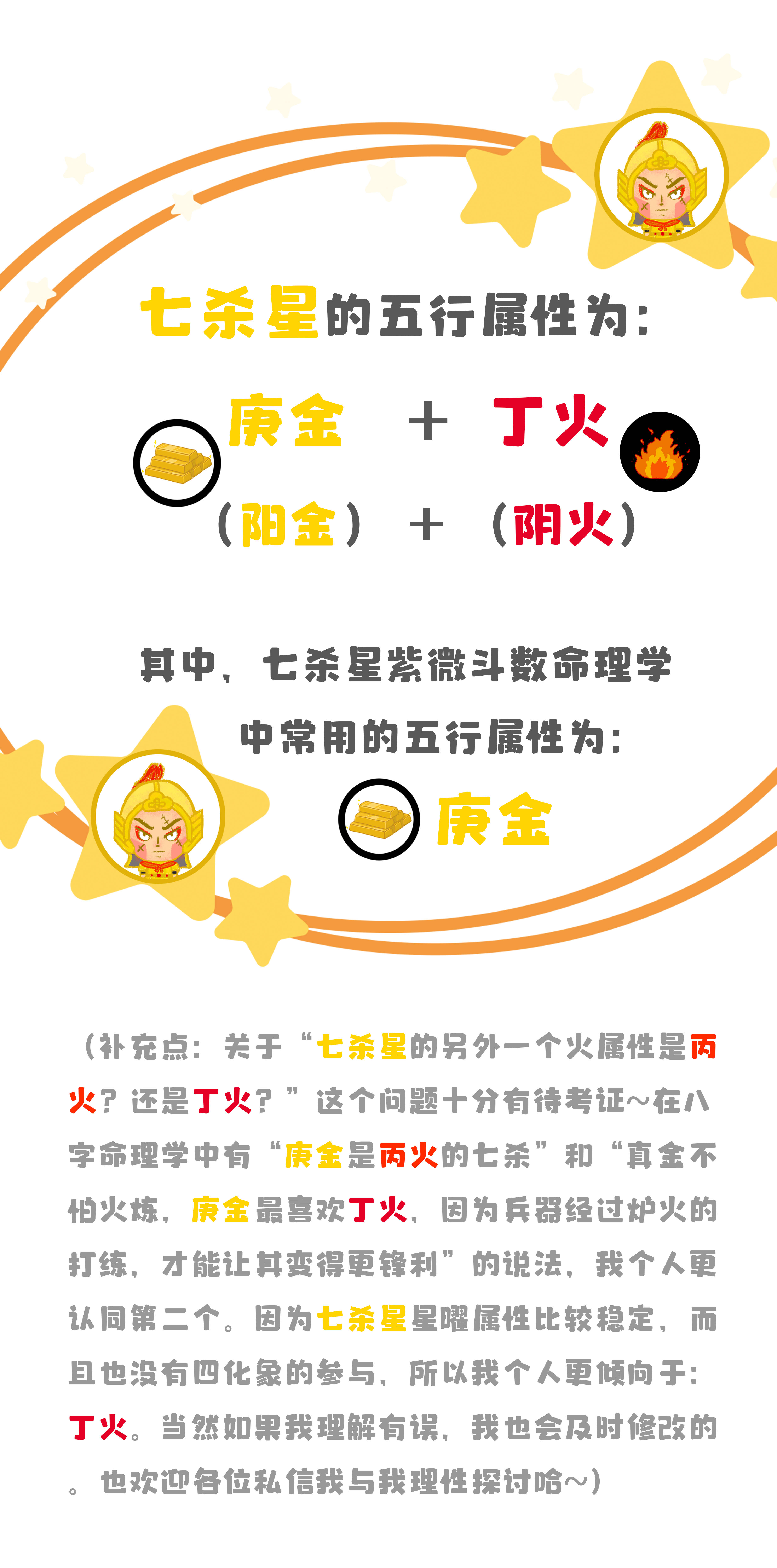 紫微斗数星曜部分十四主星七杀星