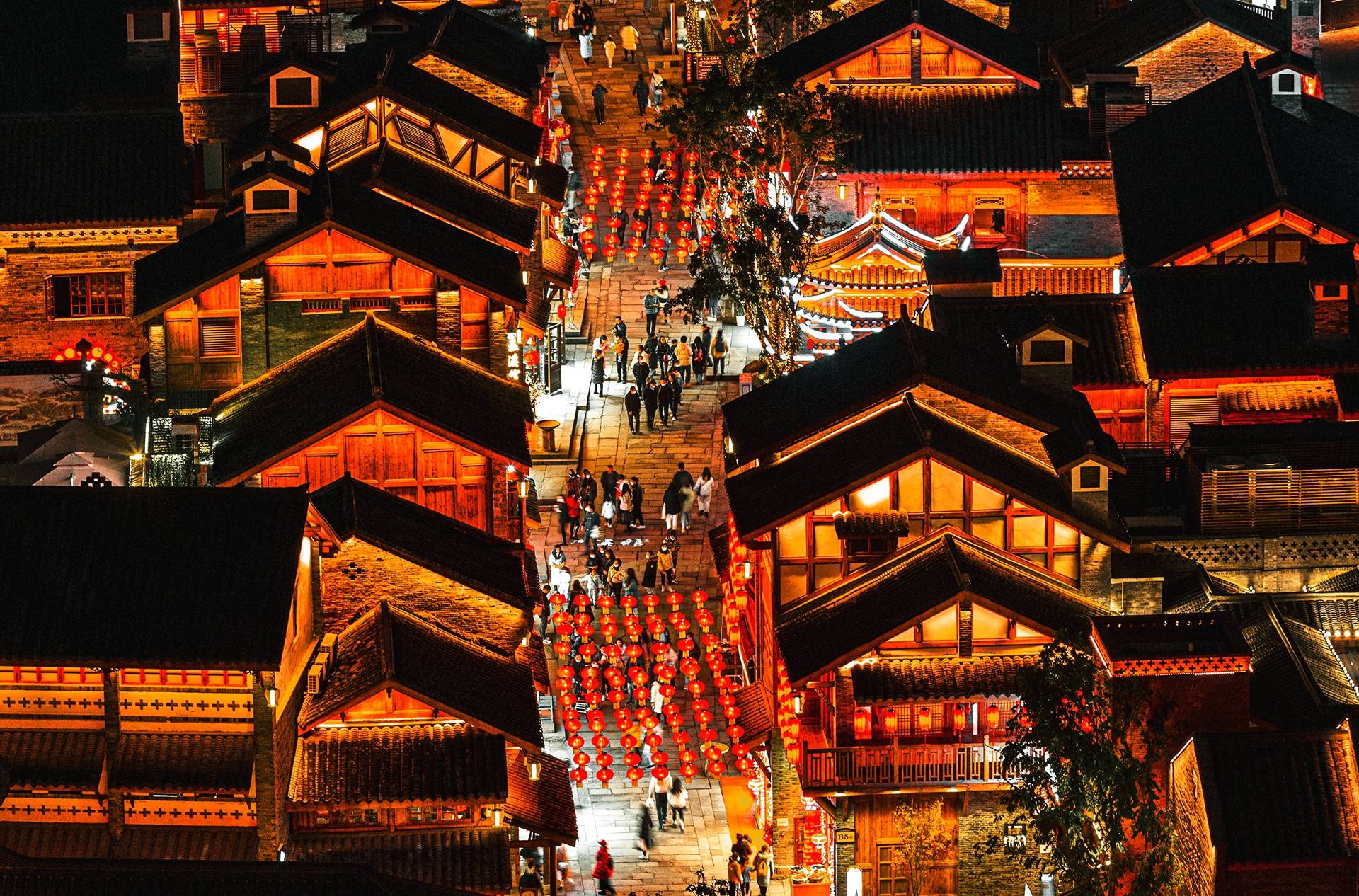 摄影师康暐山城重庆的浪漫夜色