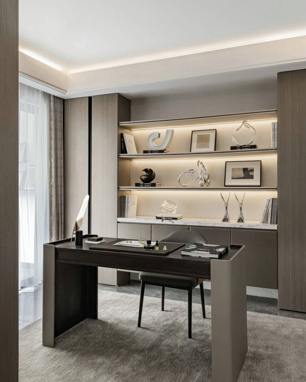 1分钟get让朋友直呼"太惊艳"的书房灯光设计_书桌_照明_lx