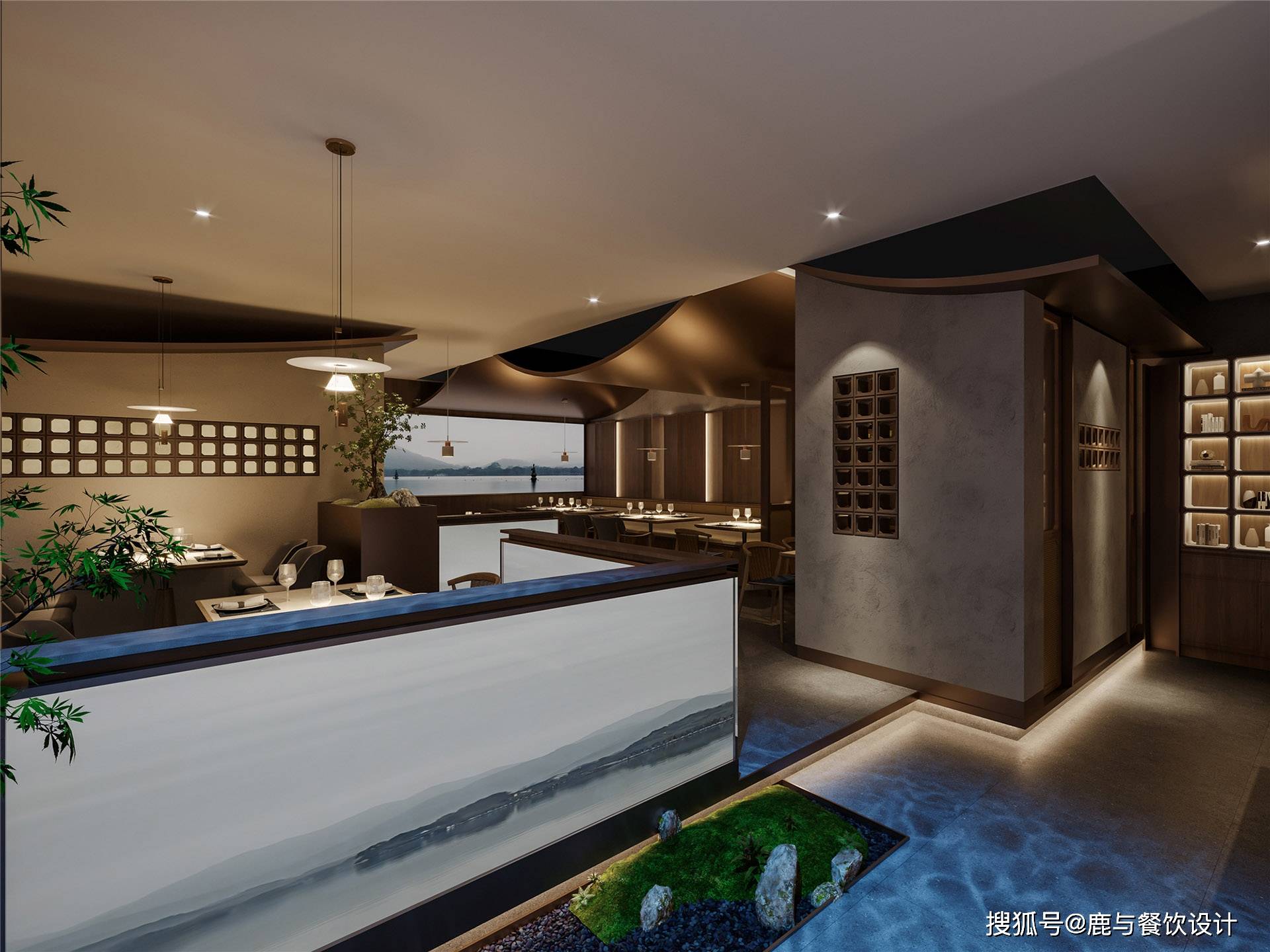 韵味满珑桂雨中式餐厅设计-深圳鹿与设计-搜狐大视野-搜狐新闻