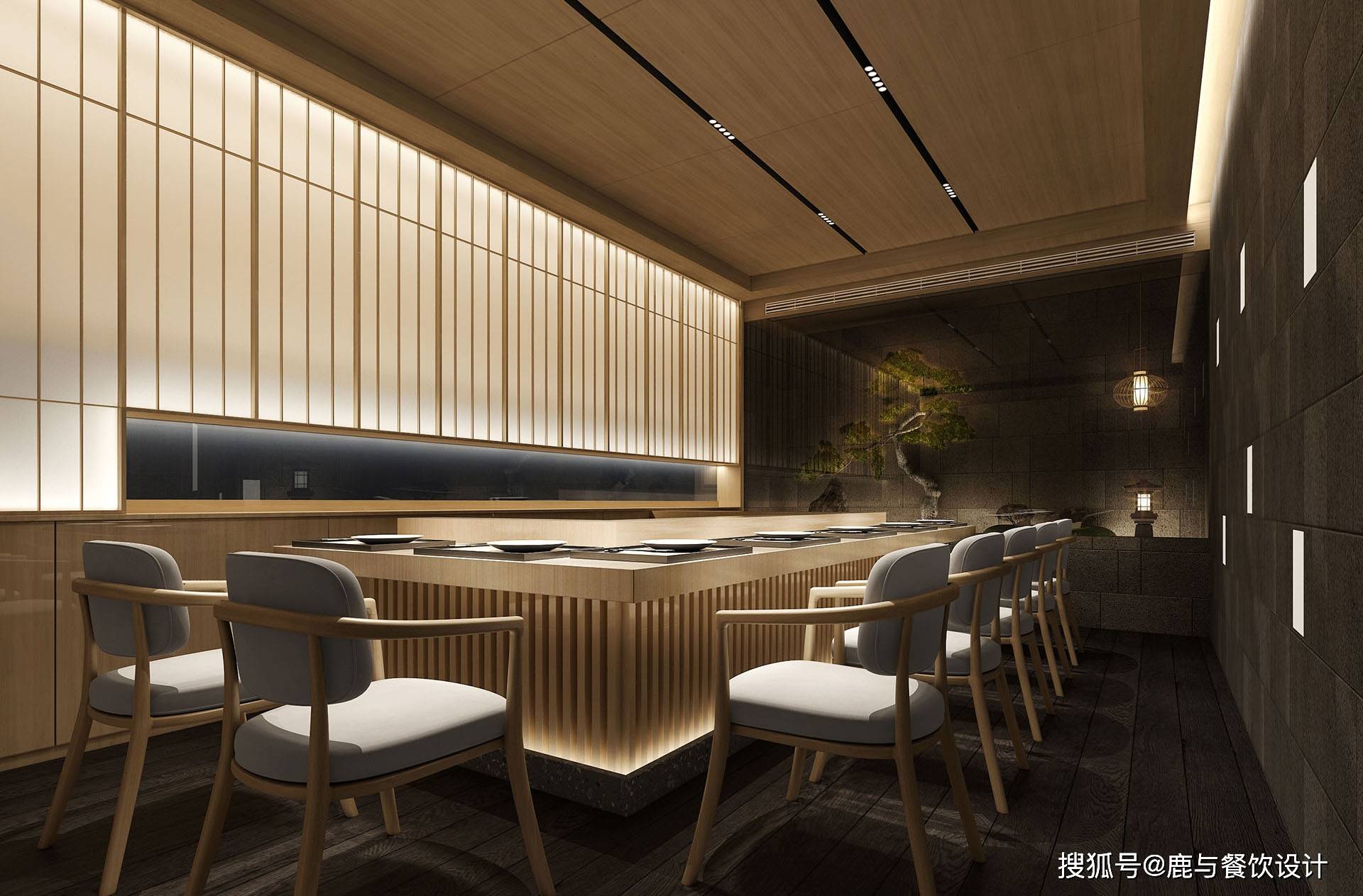 鮨玺日式料理餐厅全案策划设计图片展示-鹿与设计-搜狐大视野-搜狐新闻