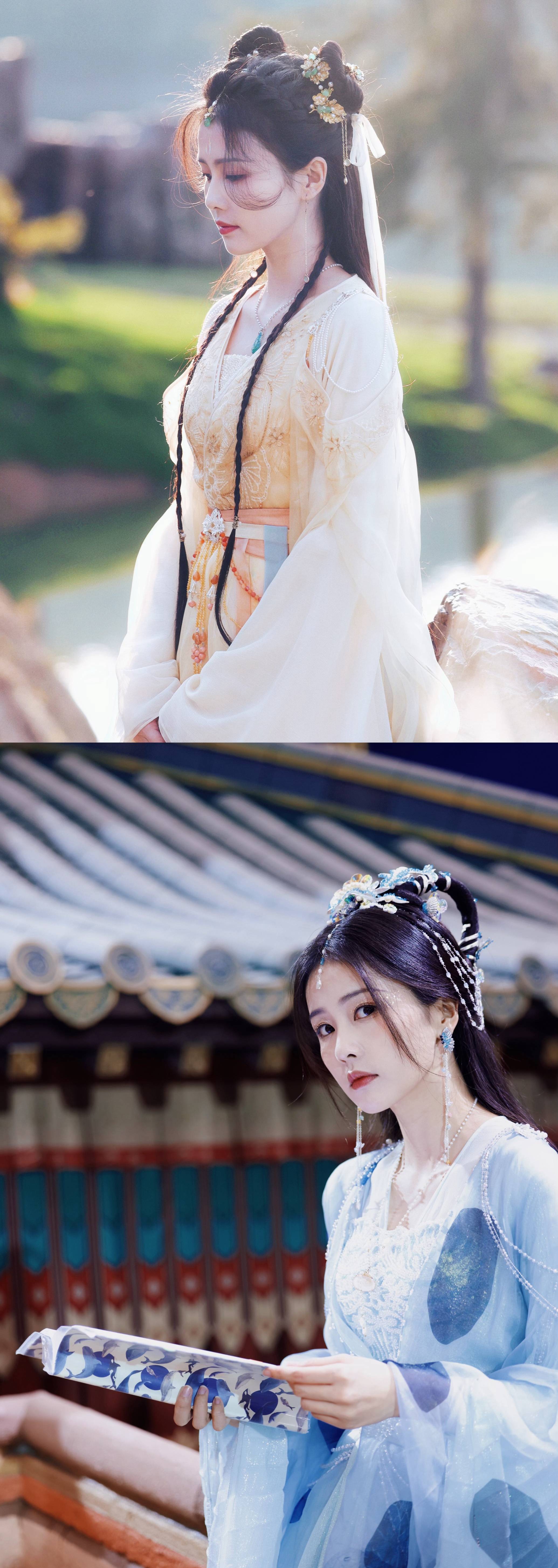 白鹿杀青分享古装剧照恬静秀美 晒手写信不舍告别