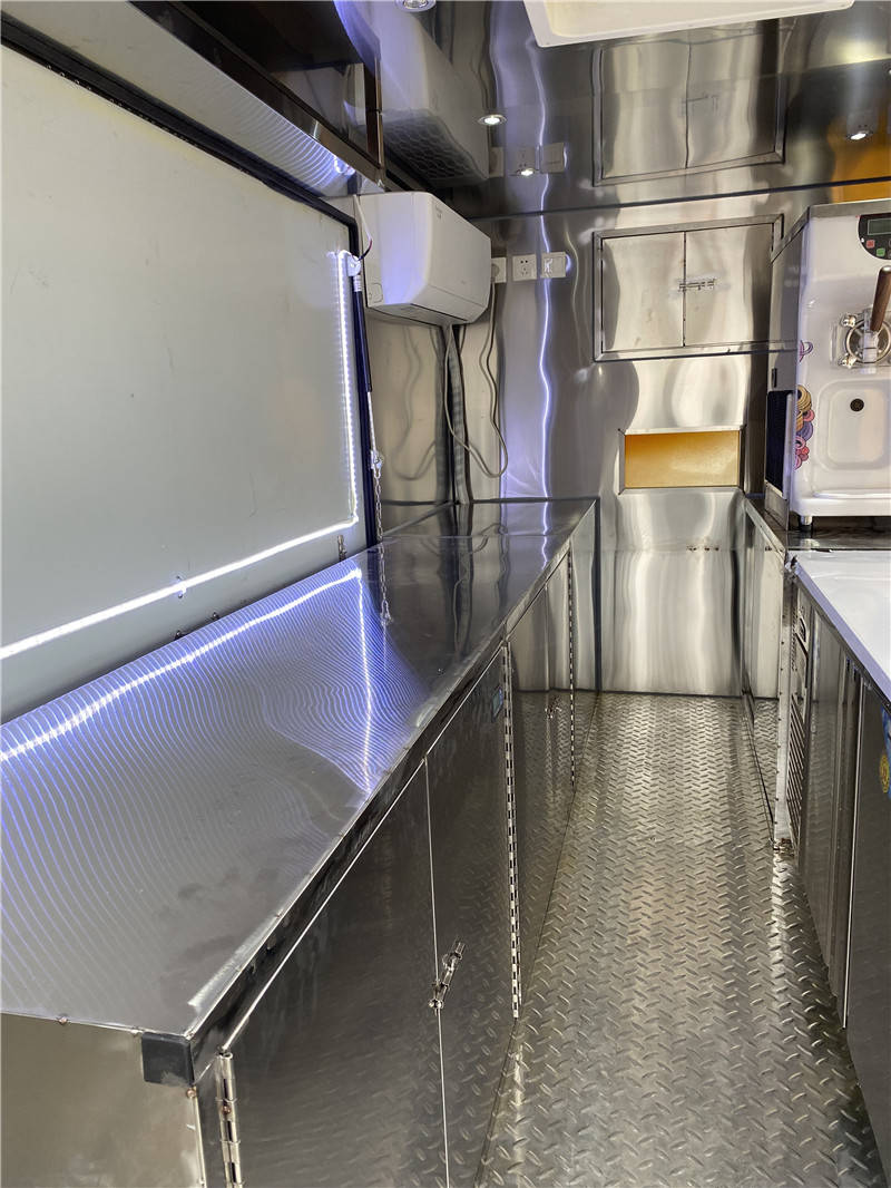 流动售货车餐车移动奶茶冷饮车小吃移动餐车