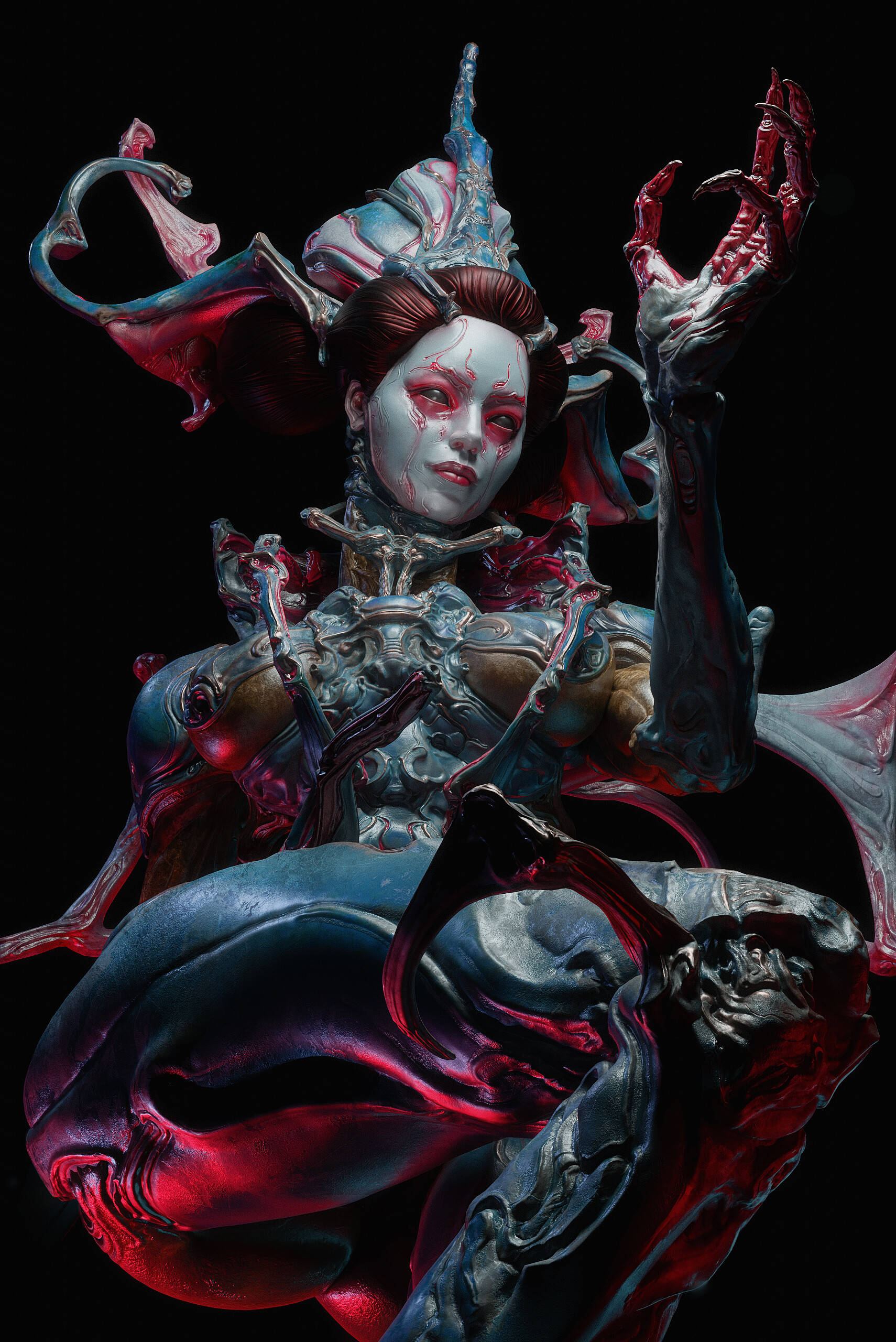 擅长概念设计的cg大神带来诡异又极具魅惑力的全新感官